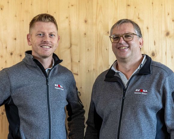 Andreas Gaab und Edgar Keppler von Kega Holzbau